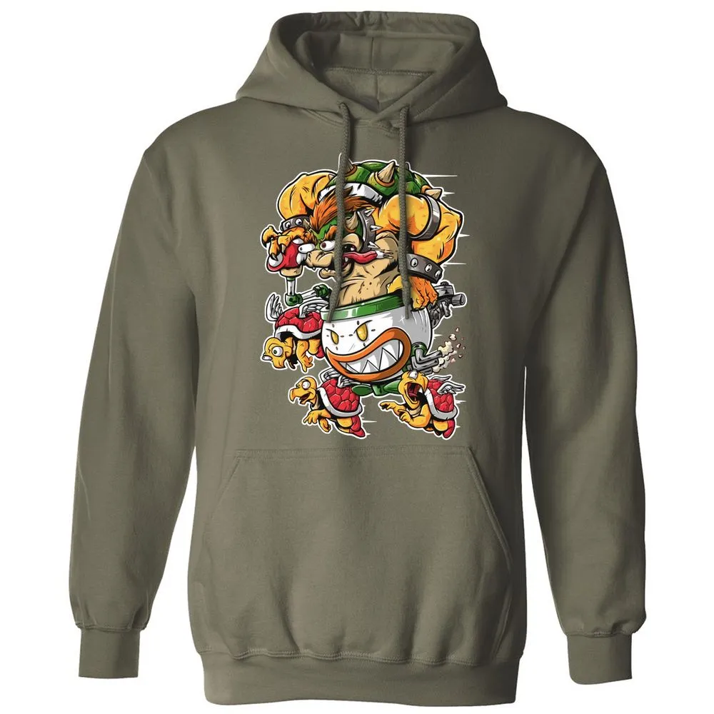 Classic Unisex Hoodie - Z3ELBDFN - Military Green - 4