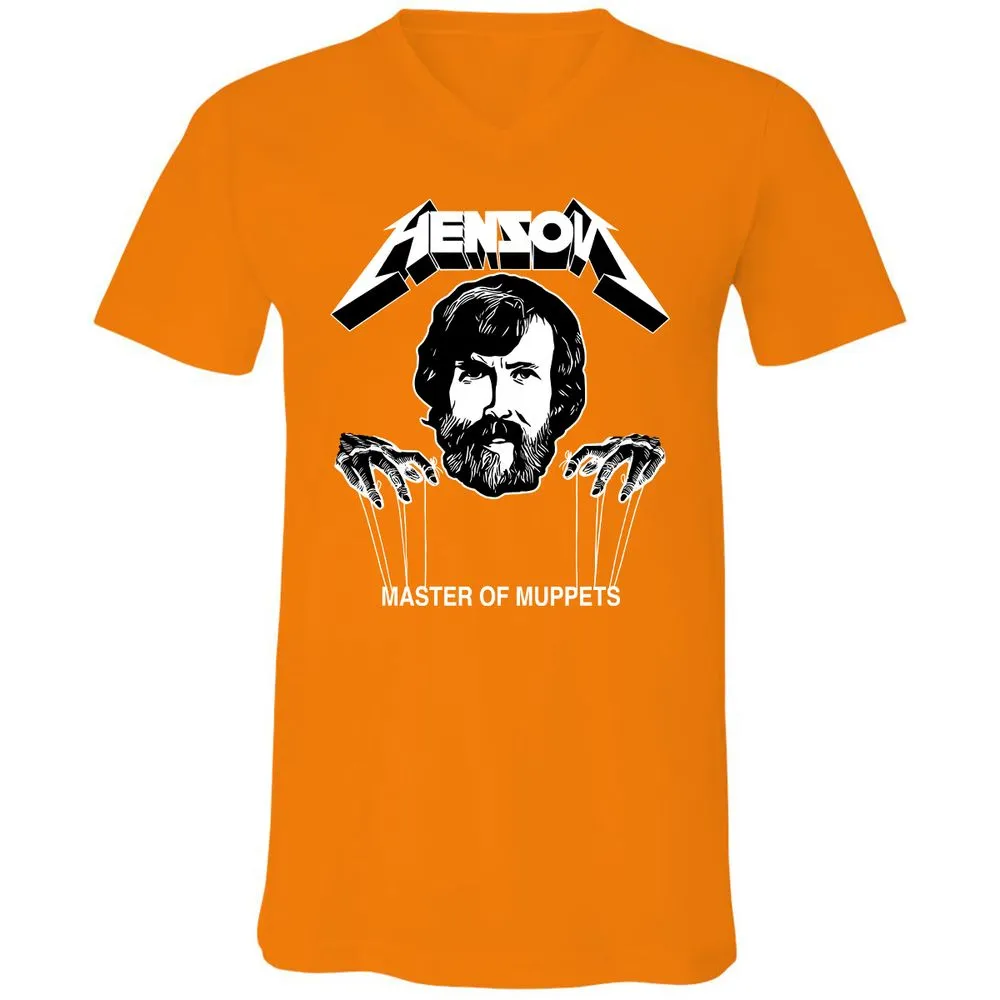 Unisex V-Neck T-Shirt - S5TXXMRJ - Orange - 11