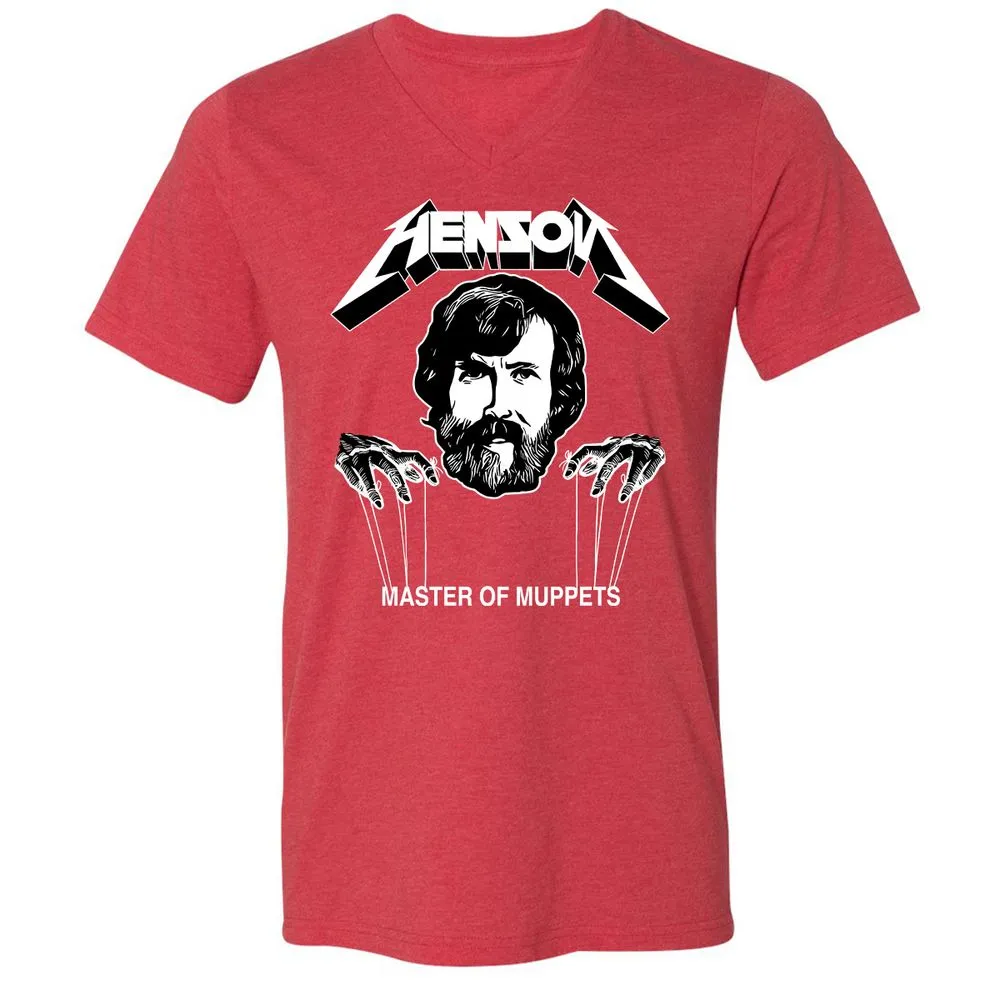 Unisex V-Neck T-Shirt - S5TXXMRJ - Heather Red - 16