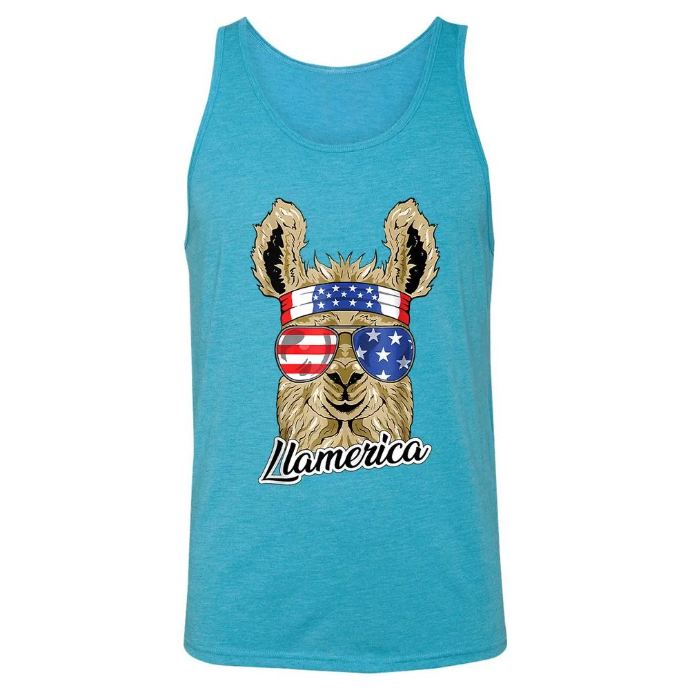 Unisex Jersey Tank - HTTXUFYA - Aqua Triblend - 3