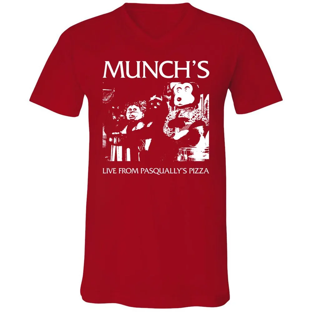 Unisex V-Neck T-Shirt - 77PBSNG3 - Red - 3