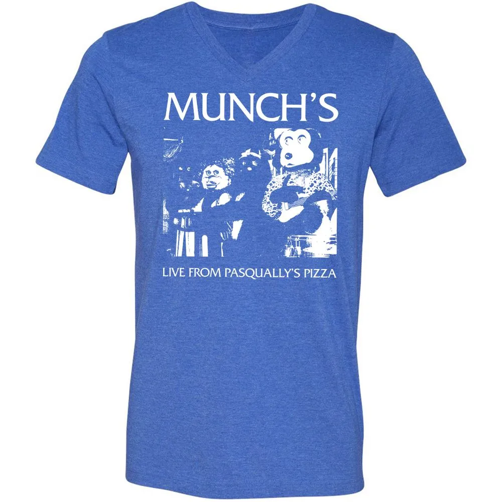 Unisex V-Neck T-Shirt - 77PBSNG3 - Heather True Royal - 14