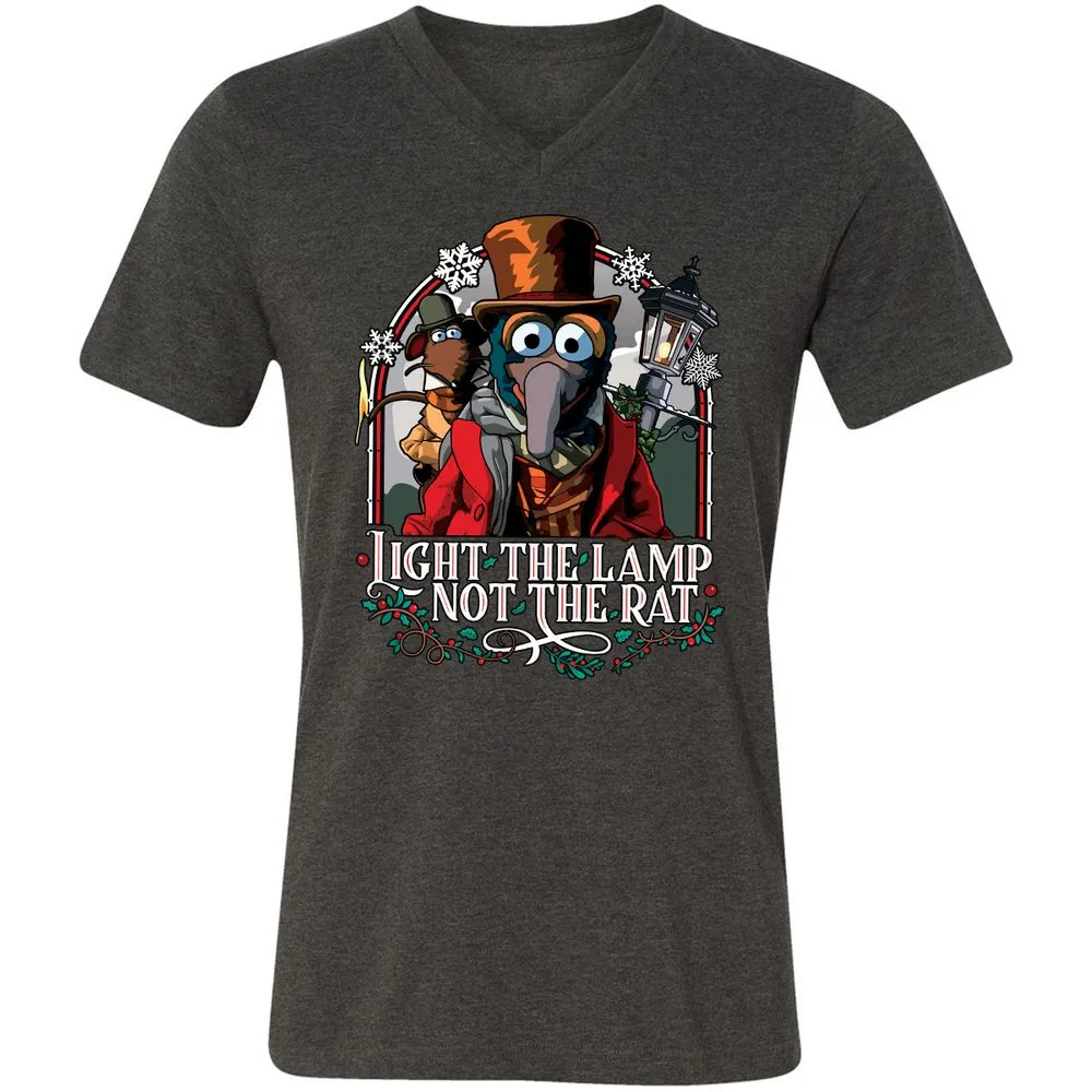 Unisex V-Neck T-Shirt - F2BNUMAW - Dark Grey Heather - 8