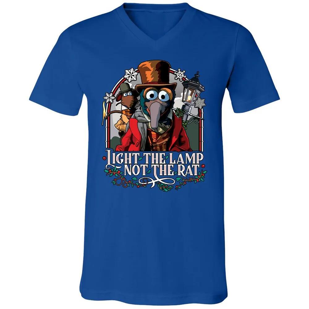 Unisex V-Neck T-Shirt - F2BNUMAW - True Royal - 4