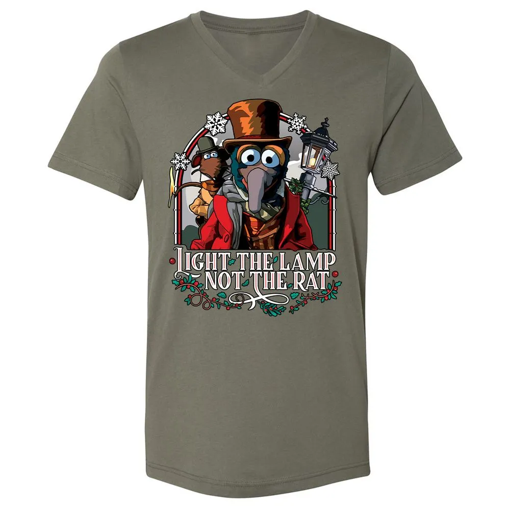 Unisex V-Neck T-Shirt - F2BNUMAW - Military Green - 10