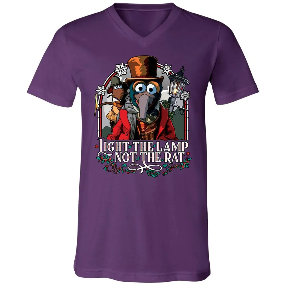 Unisex V-Neck T-Shirt - F2BNUMAW - Team Purple - 9