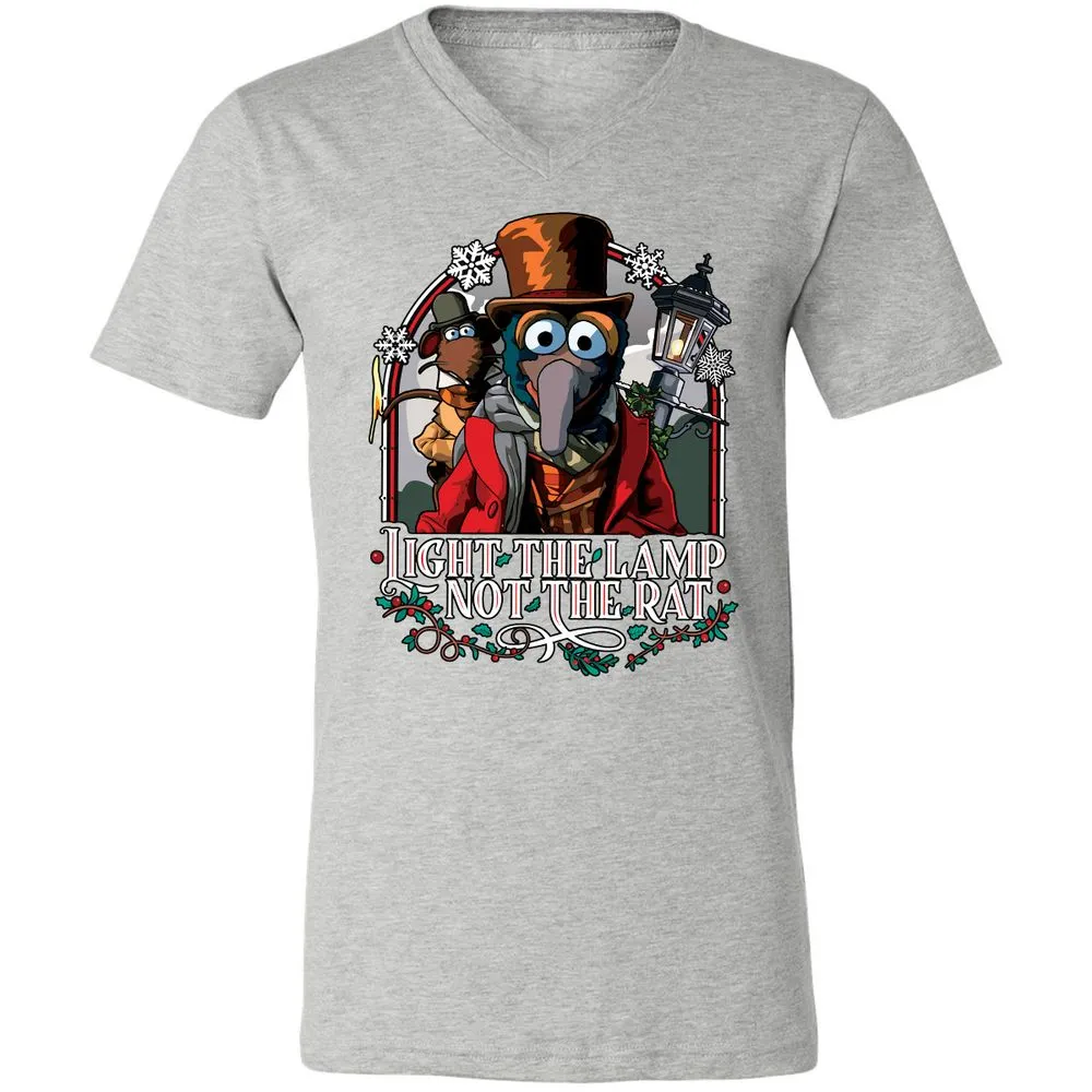Unisex V-Neck T-Shirt - F2BNUMAW - Athletic Heather - 7