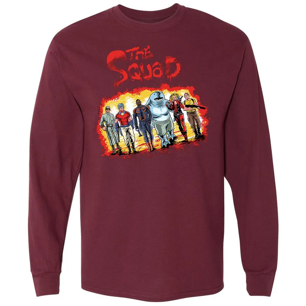 Long Sleeve T-Shirt - CKQFLPCE - Maroon - 11