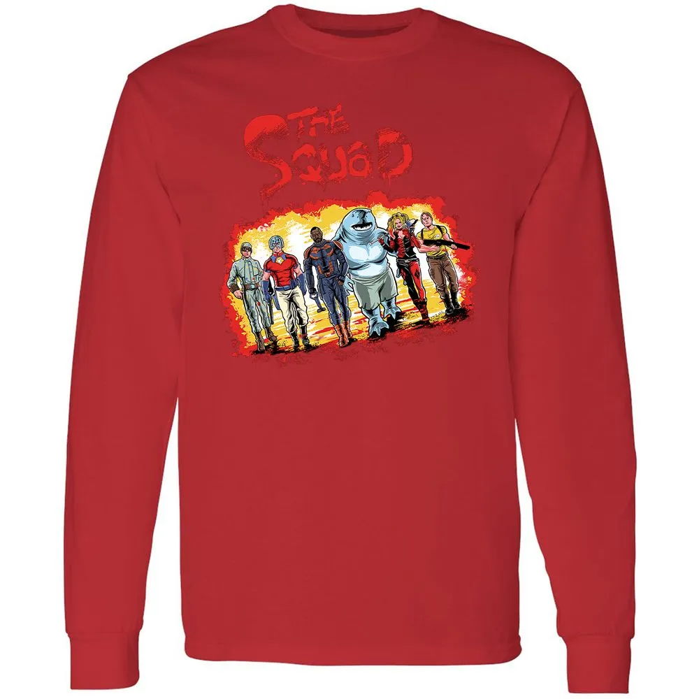 Long Sleeve T-Shirt - CKQFLPCE - Red - 14