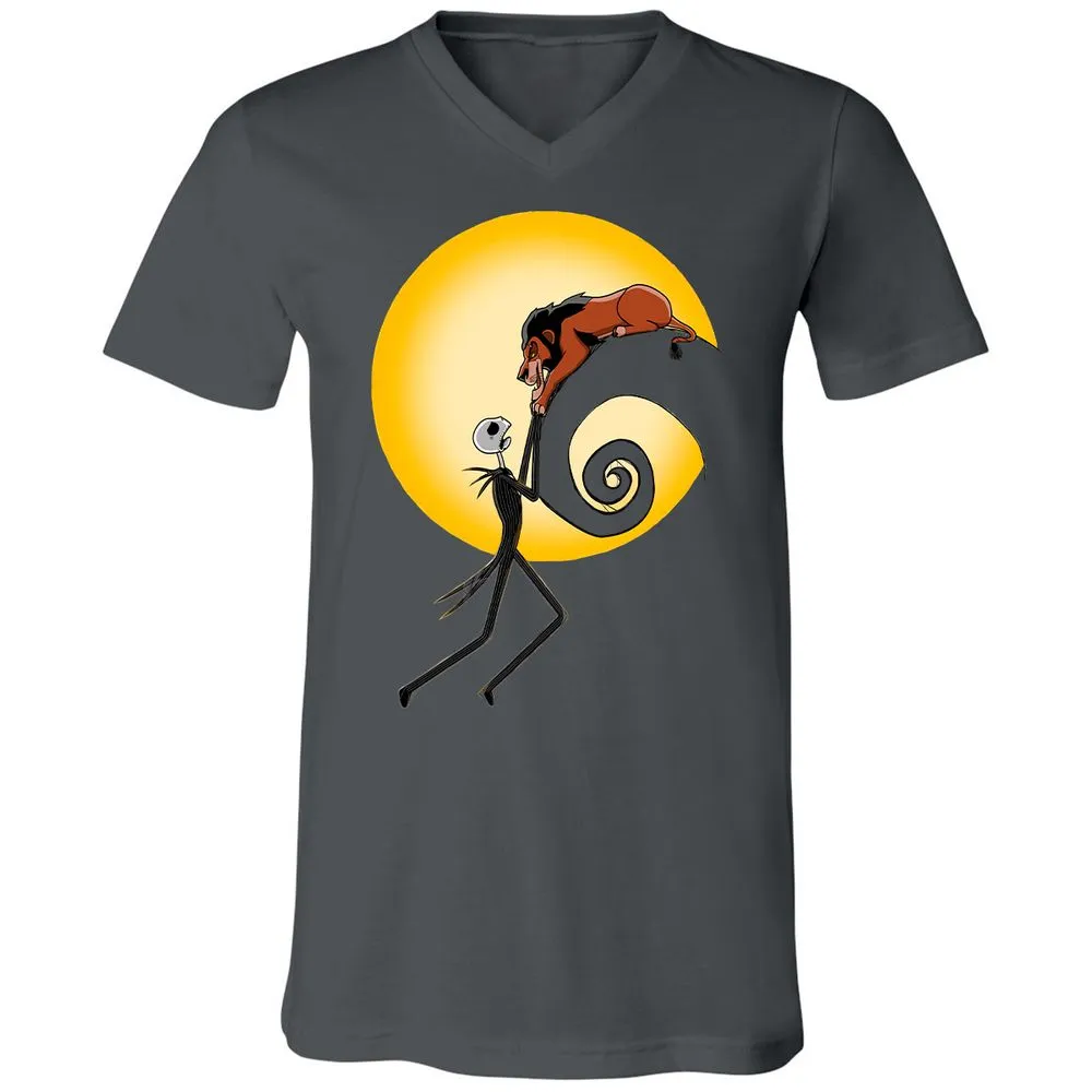 Unisex V-Neck T-Shirt - XE739XT3 - Asphalt - 12