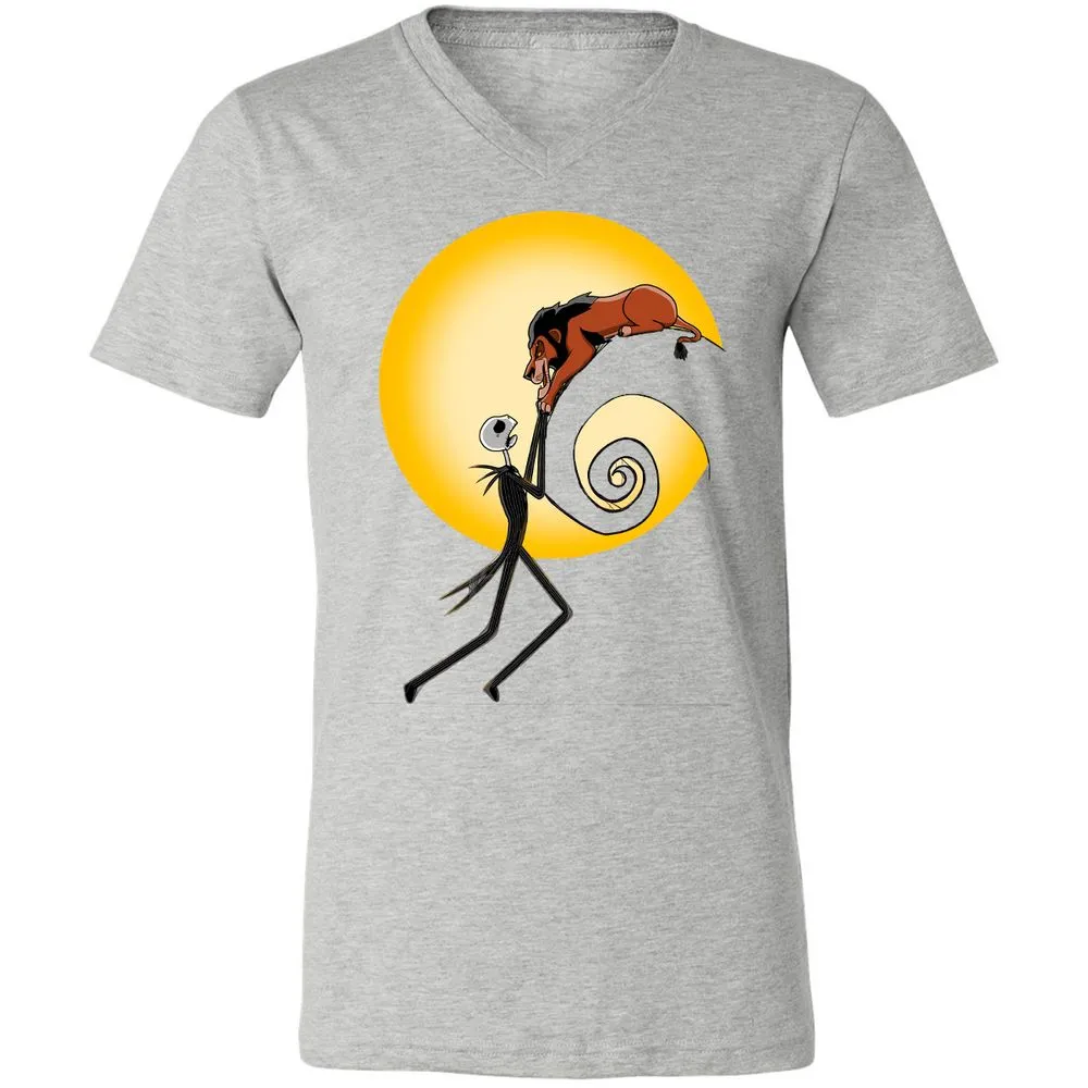 Unisex V-Neck T-Shirt - XE739XT3 - Athletic Heather - 7