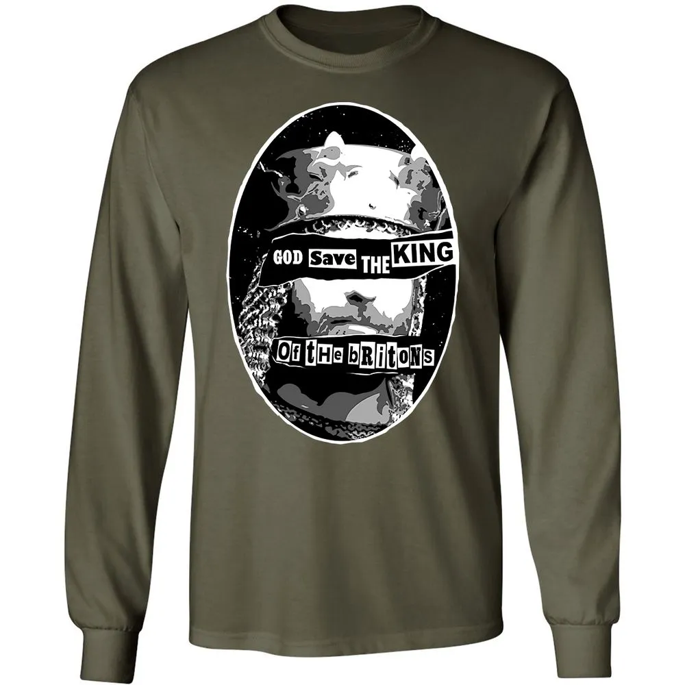 Long Sleeve T-Shirt - 7RHWNVWJ - Military Green - 16