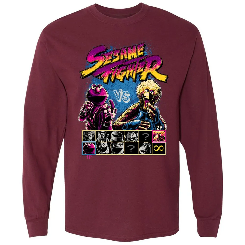 Long Sleeve T-Shirt - AB5R4XTD - Maroon - 11