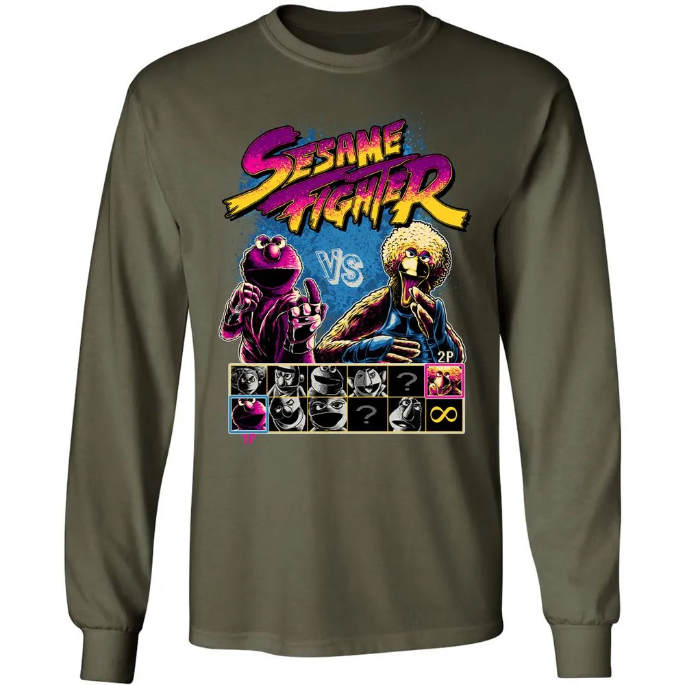 Long Sleeve T-Shirt - AB5R4XTD - Military Green - 16