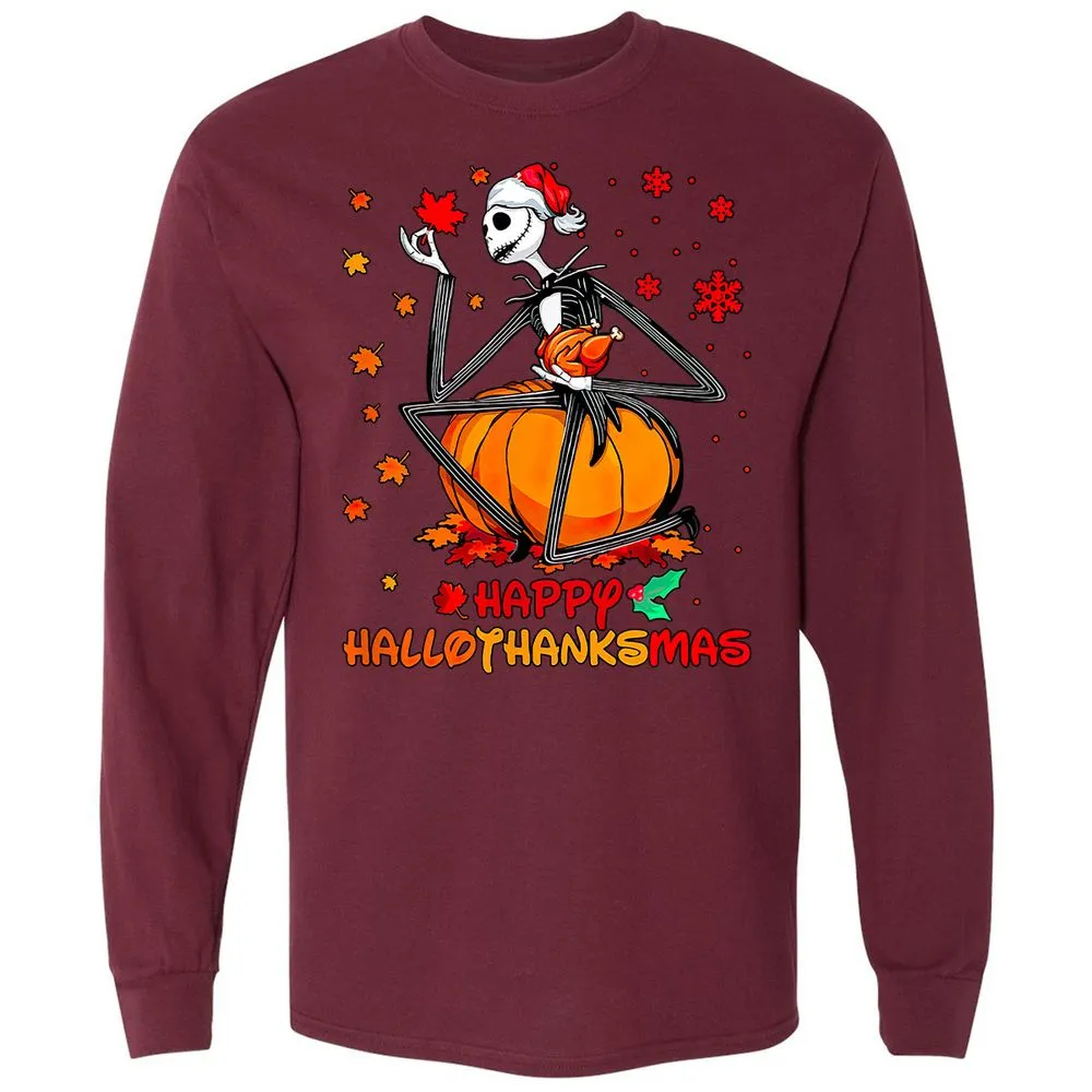 Long Sleeve T-Shirt - 2SS6YSWJ - Maroon - 11