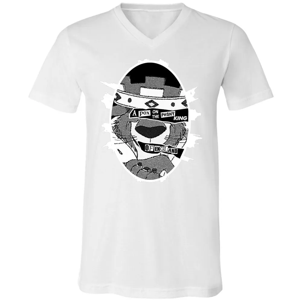 Unisex V-Neck T-Shirt - E1WNWPVP - White - 5