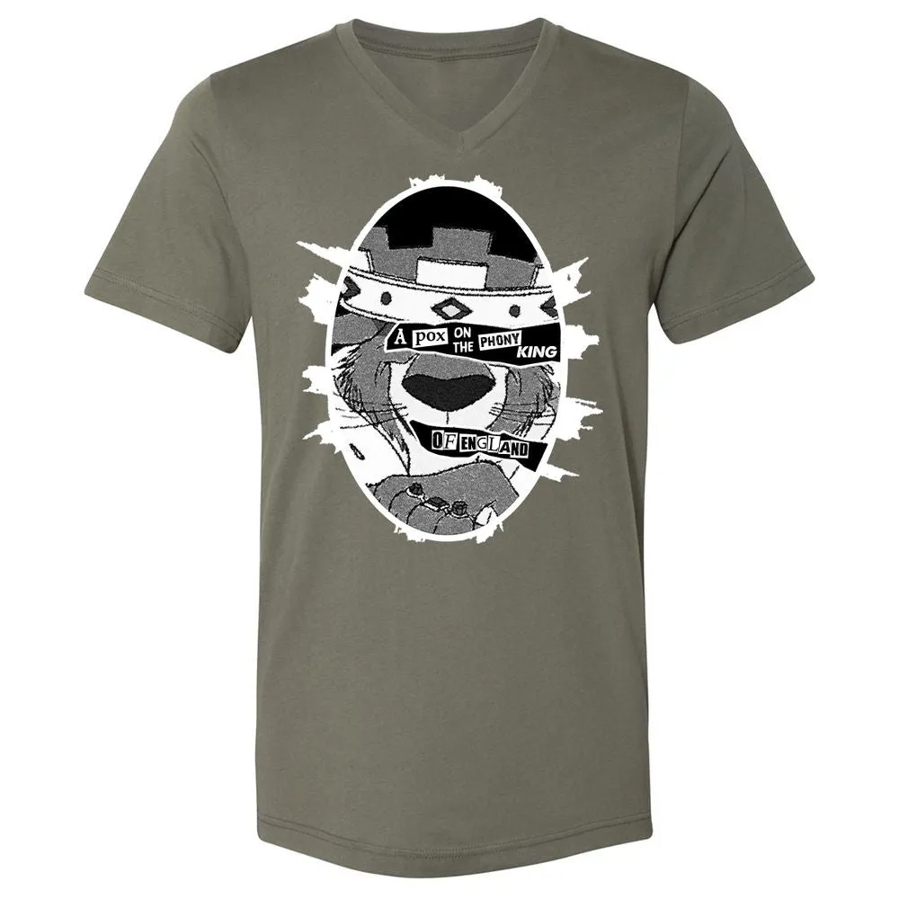 Unisex V-Neck T-Shirt - E1WNWPVP - Military Green - 10