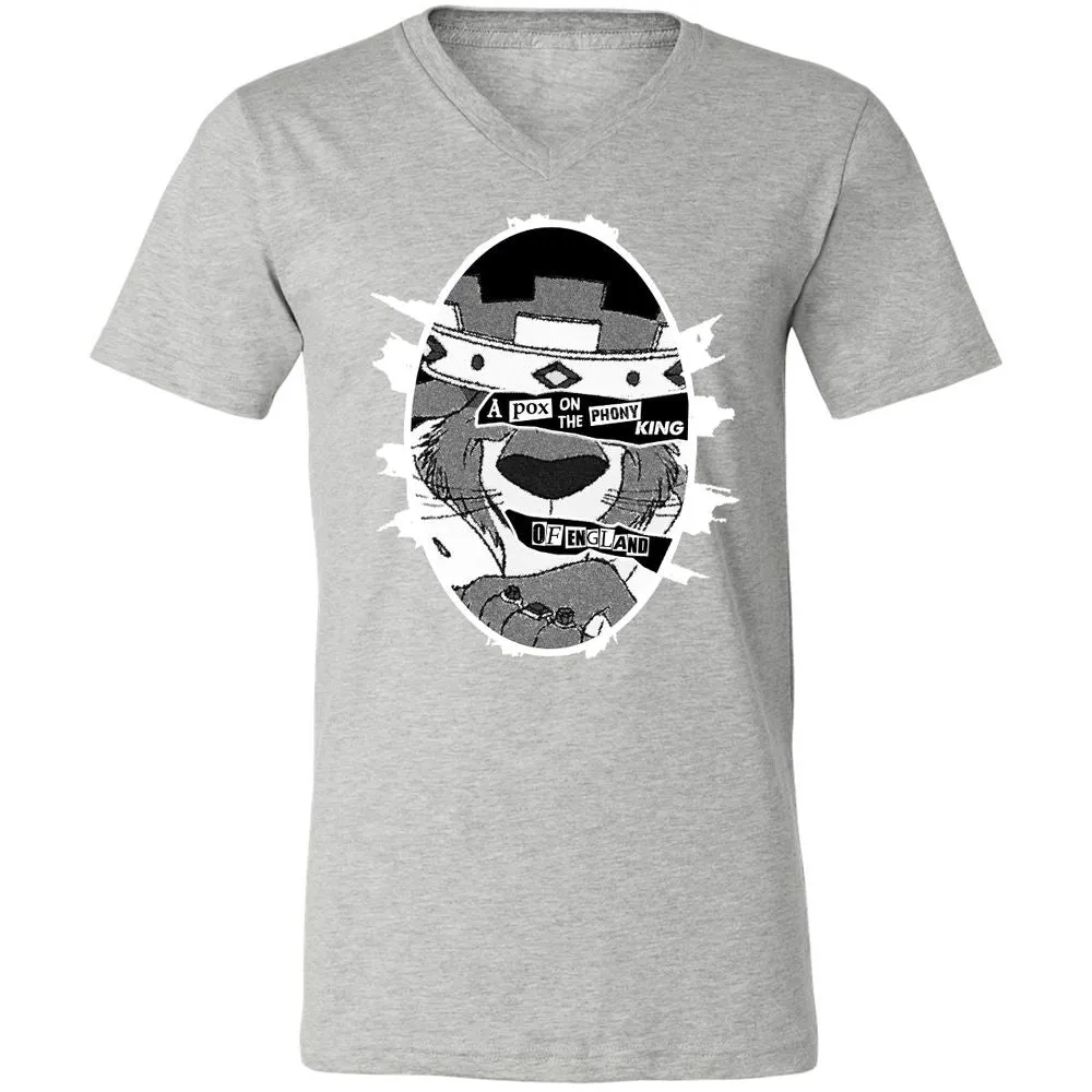 Unisex V-Neck T-Shirt - E1WNWPVP - Athletic Heather - 7