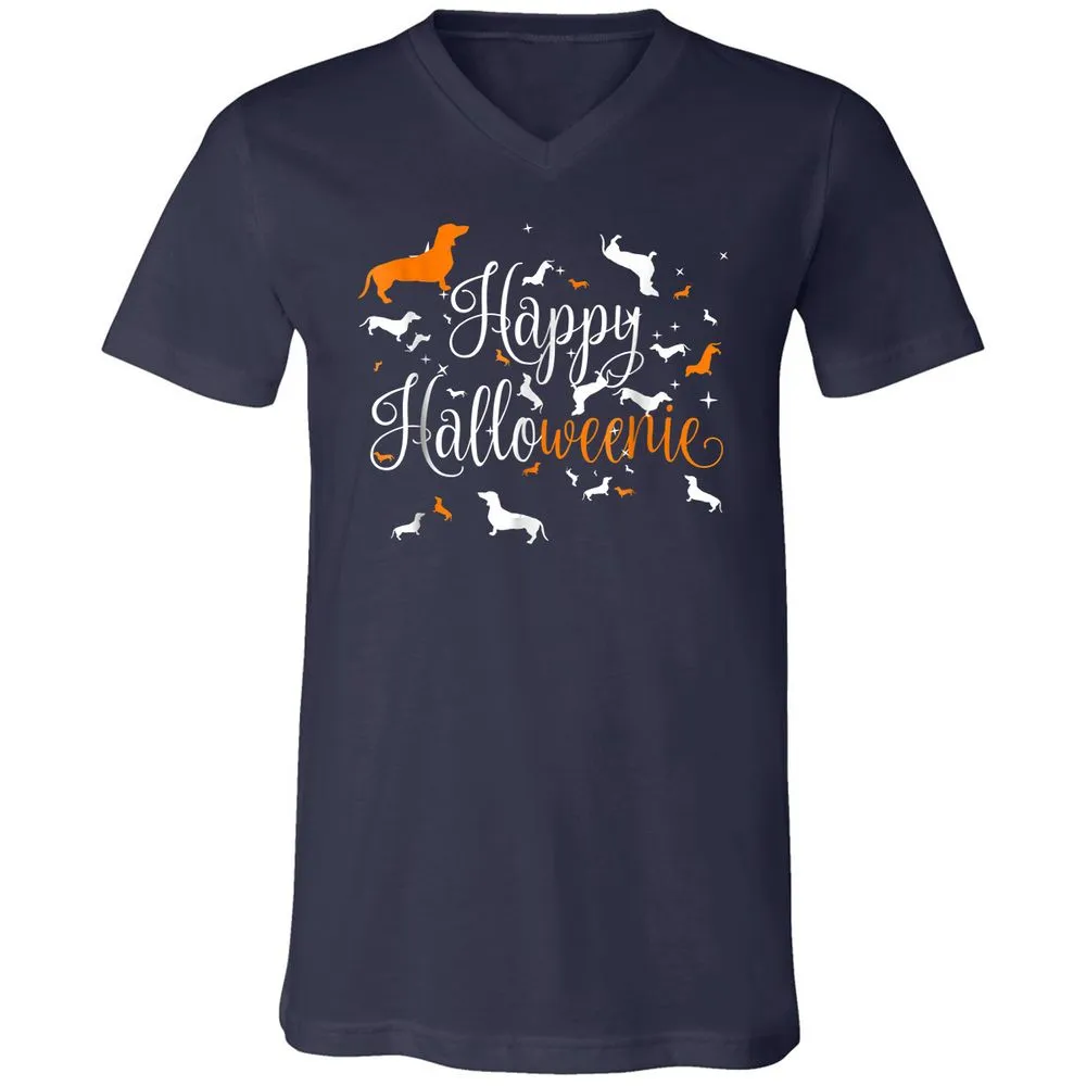 Unisex V-Neck T-Shirt - MQVGJM53 - Navy - 2