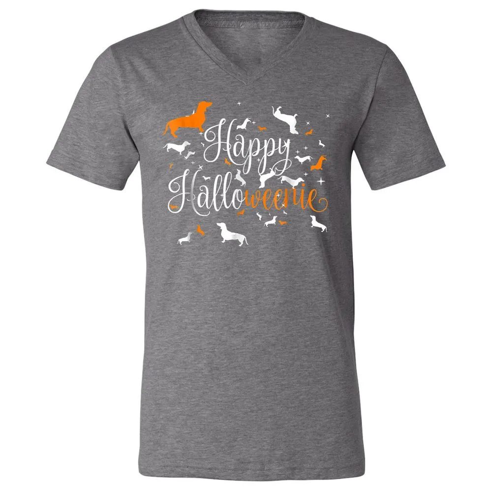 Unisex V-Neck T-Shirt - MQVGJM53 - Deep Heather - 13
