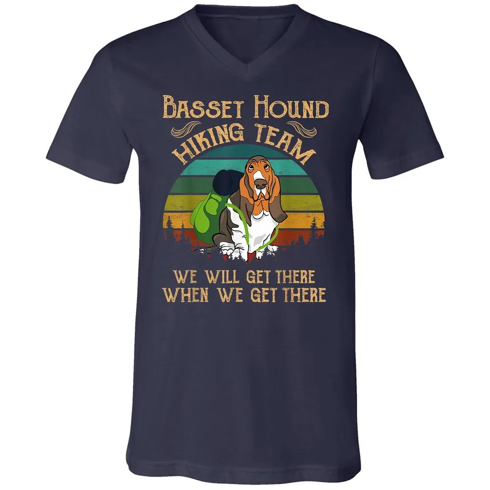 Unisex V-Neck T-Shirt - DB8AT6NY - Navy - 2