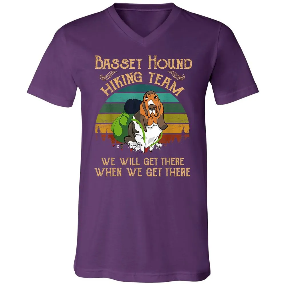Unisex V-Neck T-Shirt - DB8AT6NY - Team Purple - 9