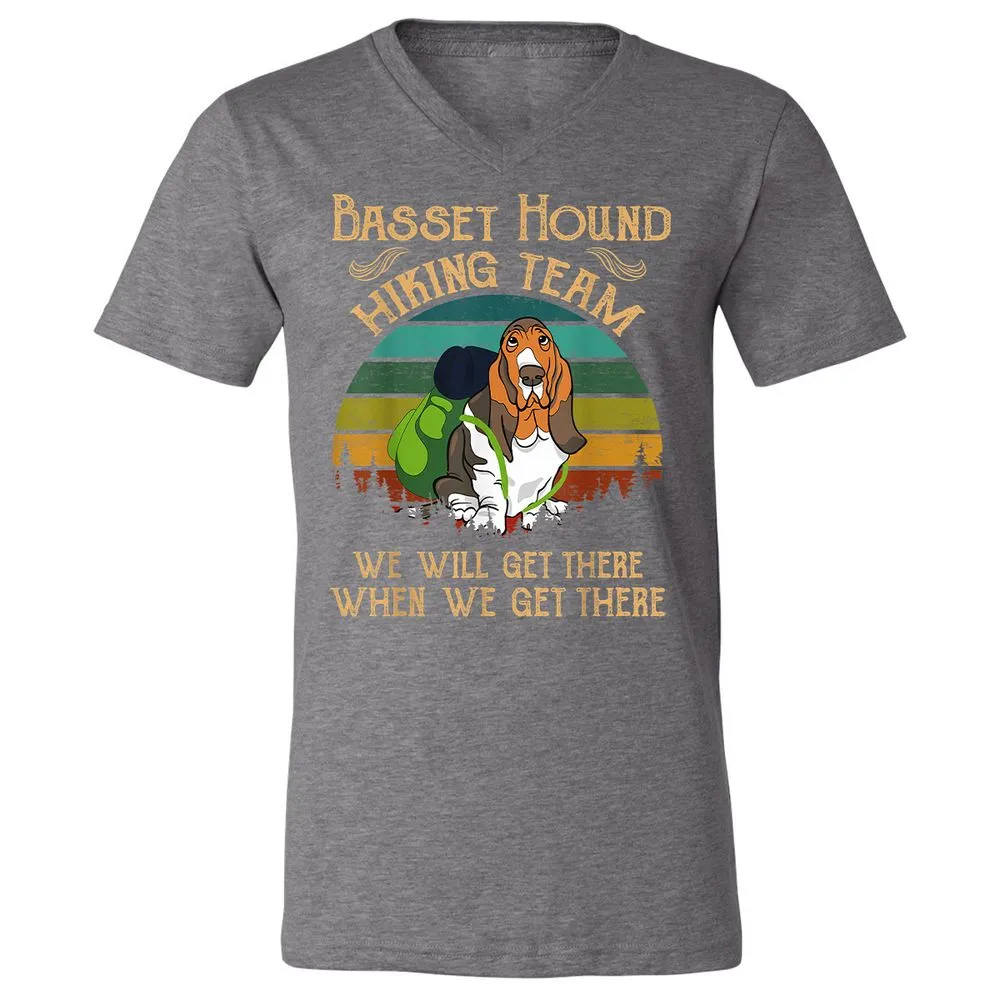 Unisex V-Neck T-Shirt - DB8AT6NY - Deep Heather - 13