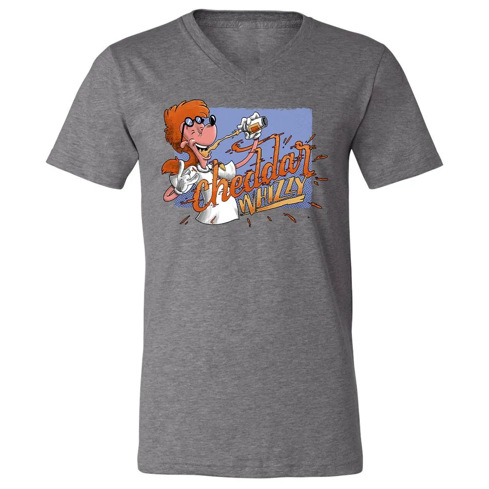 Unisex V-Neck T-Shirt - GL11TAGJ - Deep Heather - 13