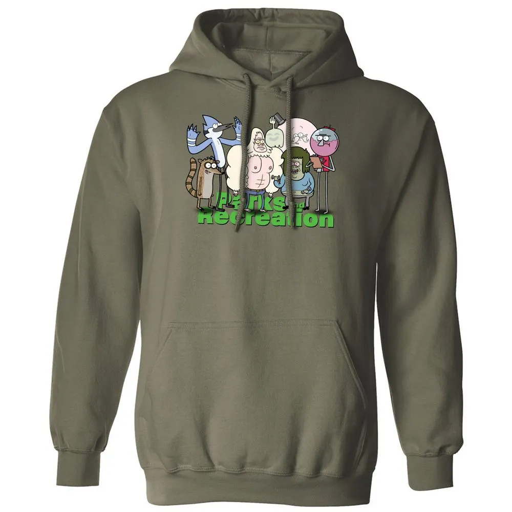 Classic Unisex Hoodie - M85U6JJC - Military Green - 4