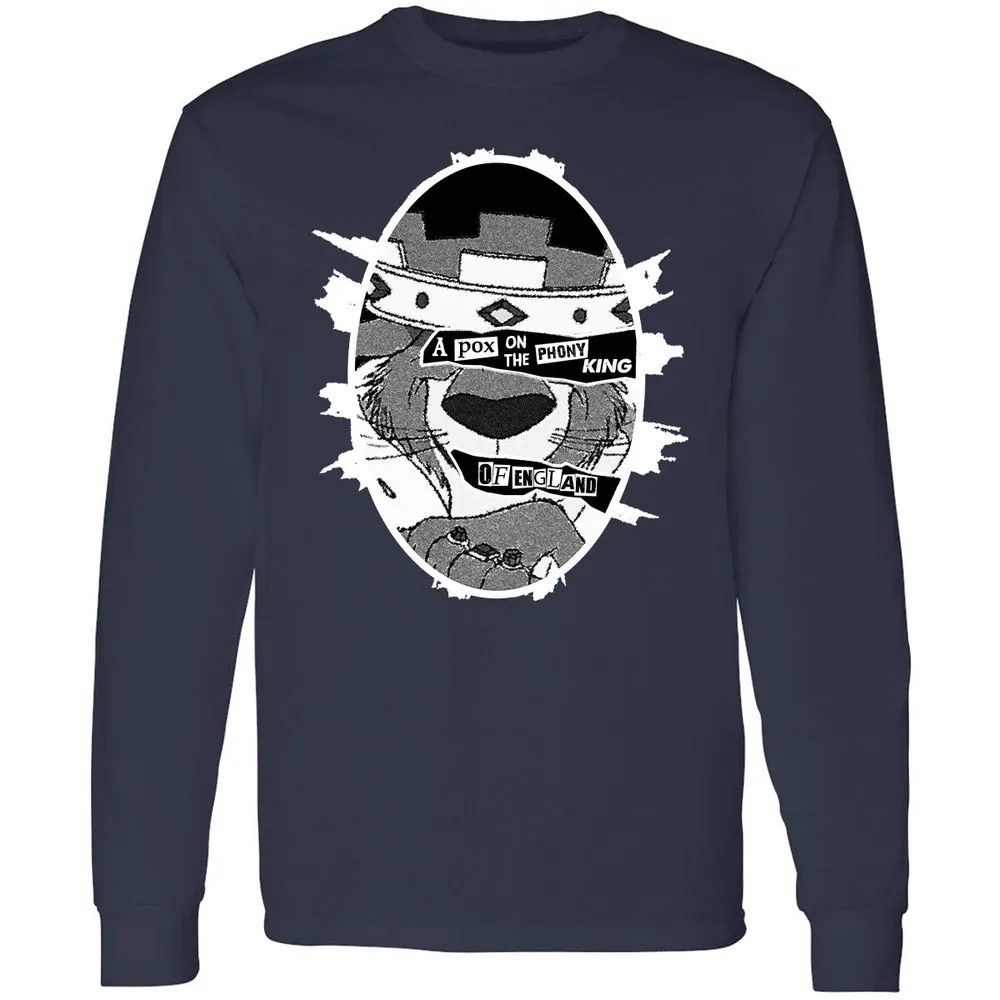 Long Sleeve T-Shirt - YWH3BVBC - Navy - 2
