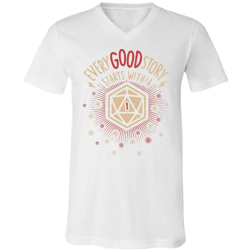 Unisex V-Neck T-Shirt - 4G42YFBF - White - 5