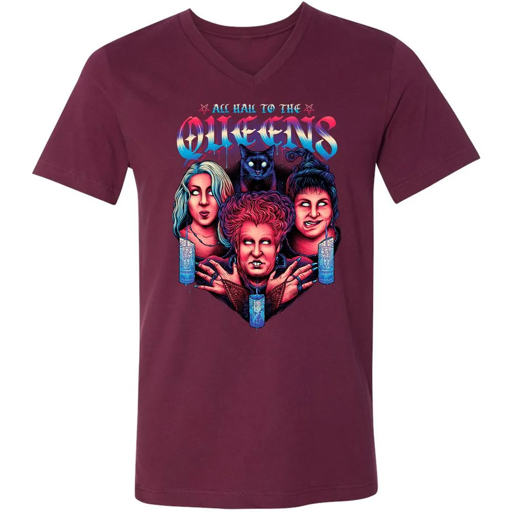 Unisex V-Neck T-Shirt - J1175HYR - Maroon - 6