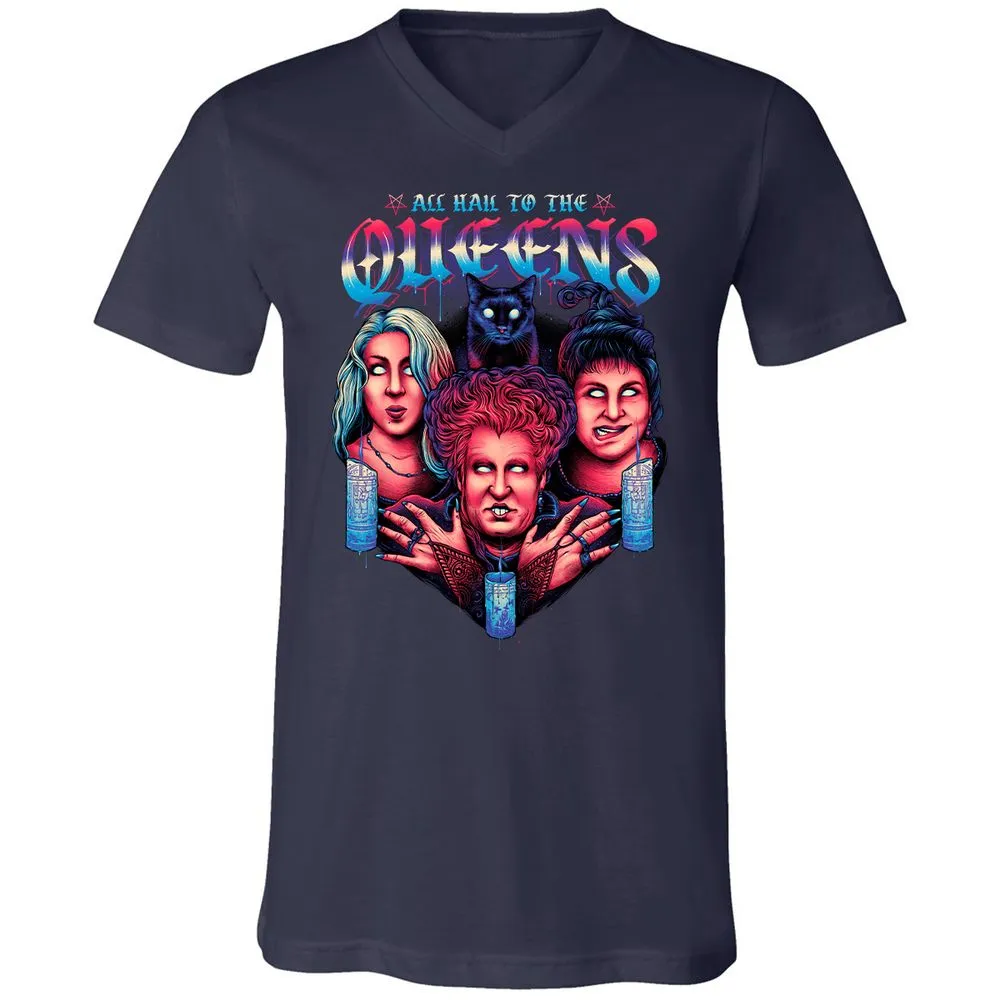Unisex V-Neck T-Shirt - J1175HYR - Navy - 2