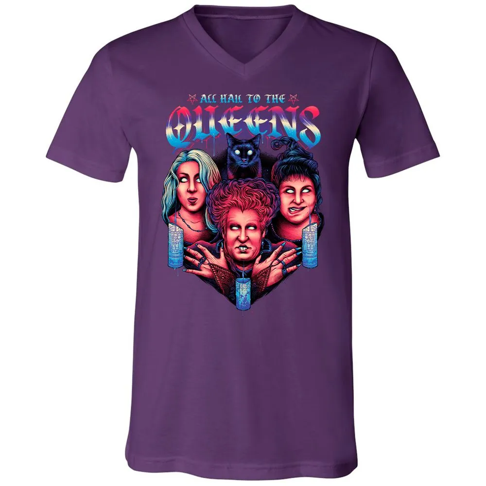 Unisex V-Neck T-Shirt - J1175HYR - Team Purple - 9