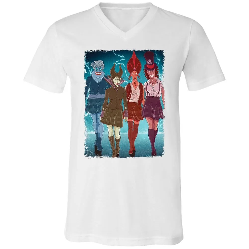 Unisex V-Neck T-Shirt - PQ5Y4NL1 - White - 5