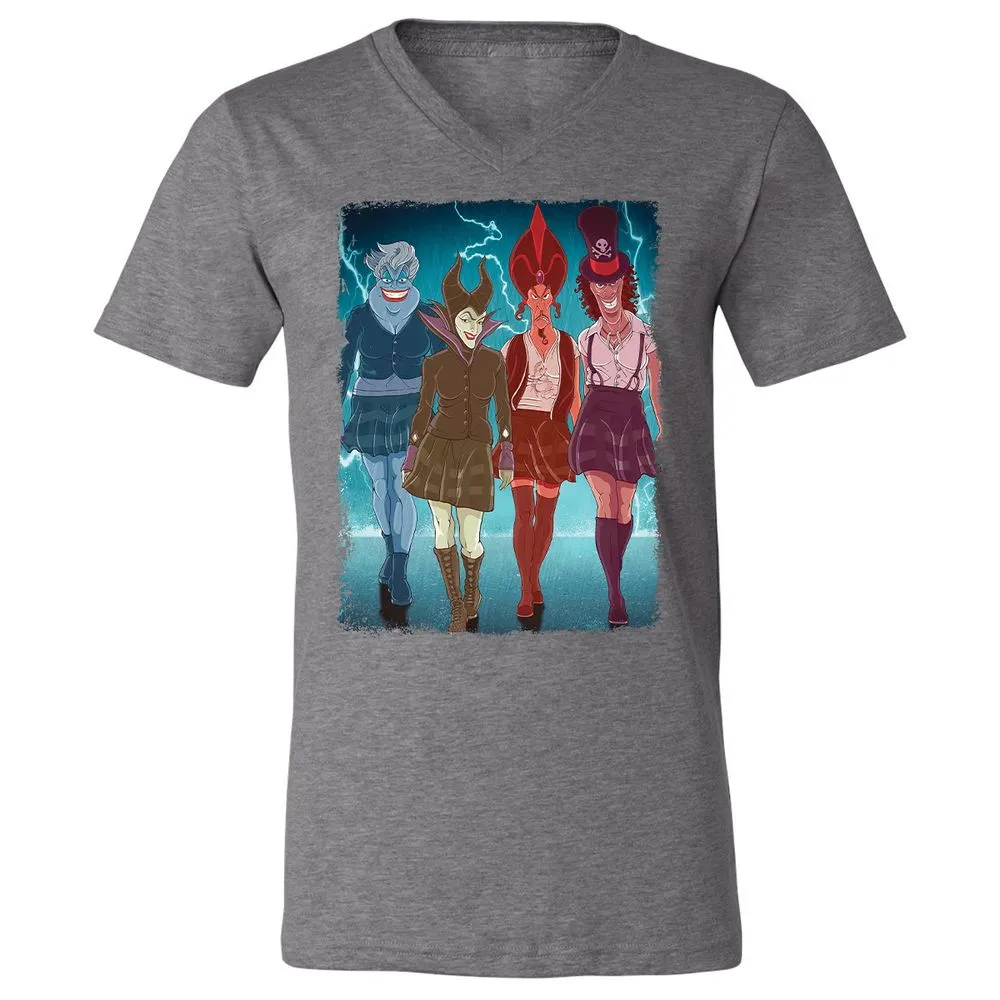 Unisex V-Neck T-Shirt - PQ5Y4NL1 - Deep Heather - 13