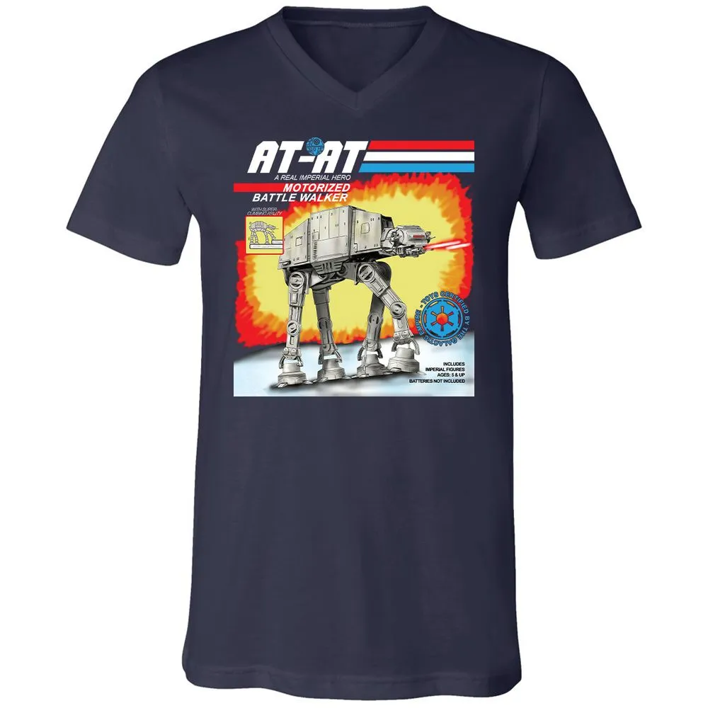 Unisex V-Neck T-Shirt - 3ULWW99E - Navy - 2