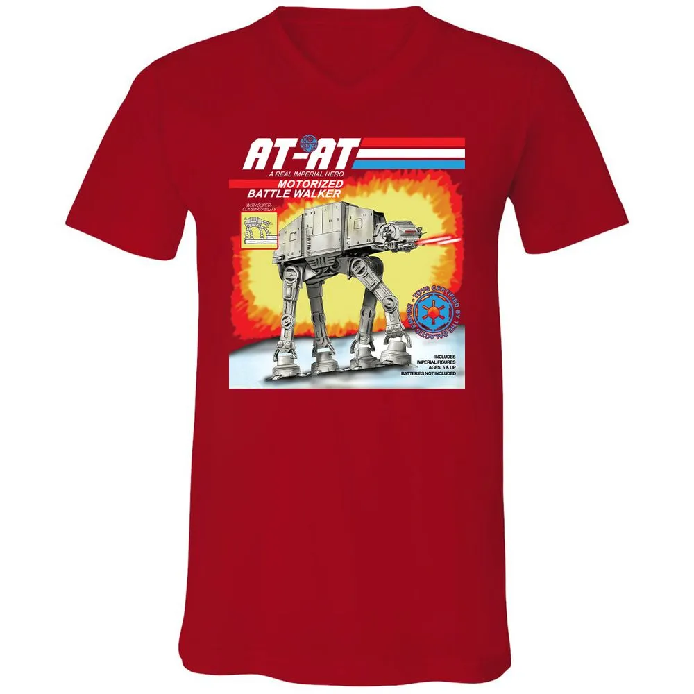Unisex V-Neck T-Shirt - 3ULWW99E - Red - 3