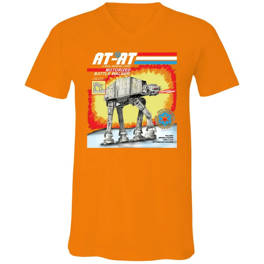 Unisex V-Neck T-Shirt - 3ULWW99E - Orange - 11
