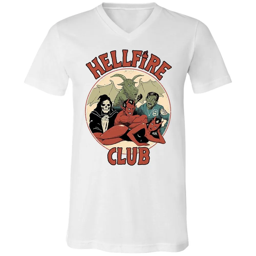Unisex V-Neck T-Shirt - WQ2ADANK - White - 5
