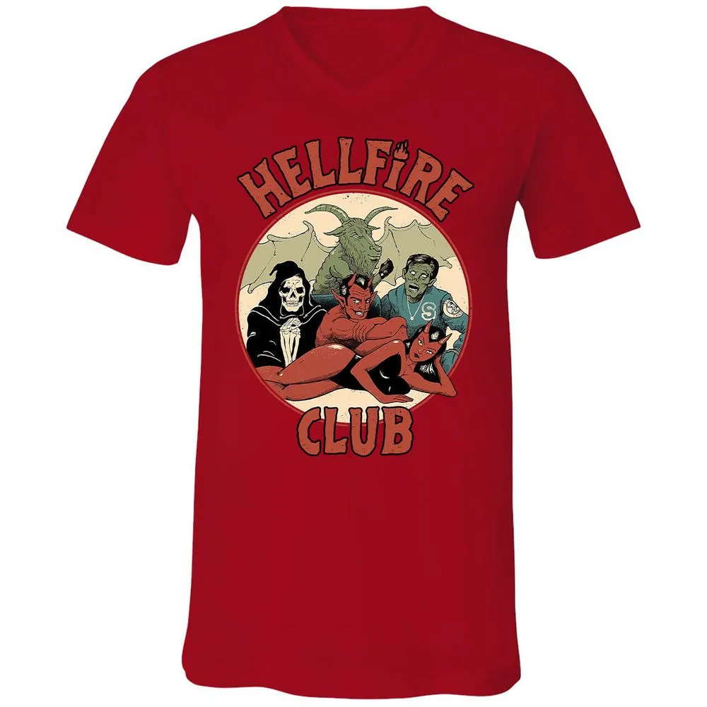 Unisex V-Neck T-Shirt - WQ2ADANK - Red - 3