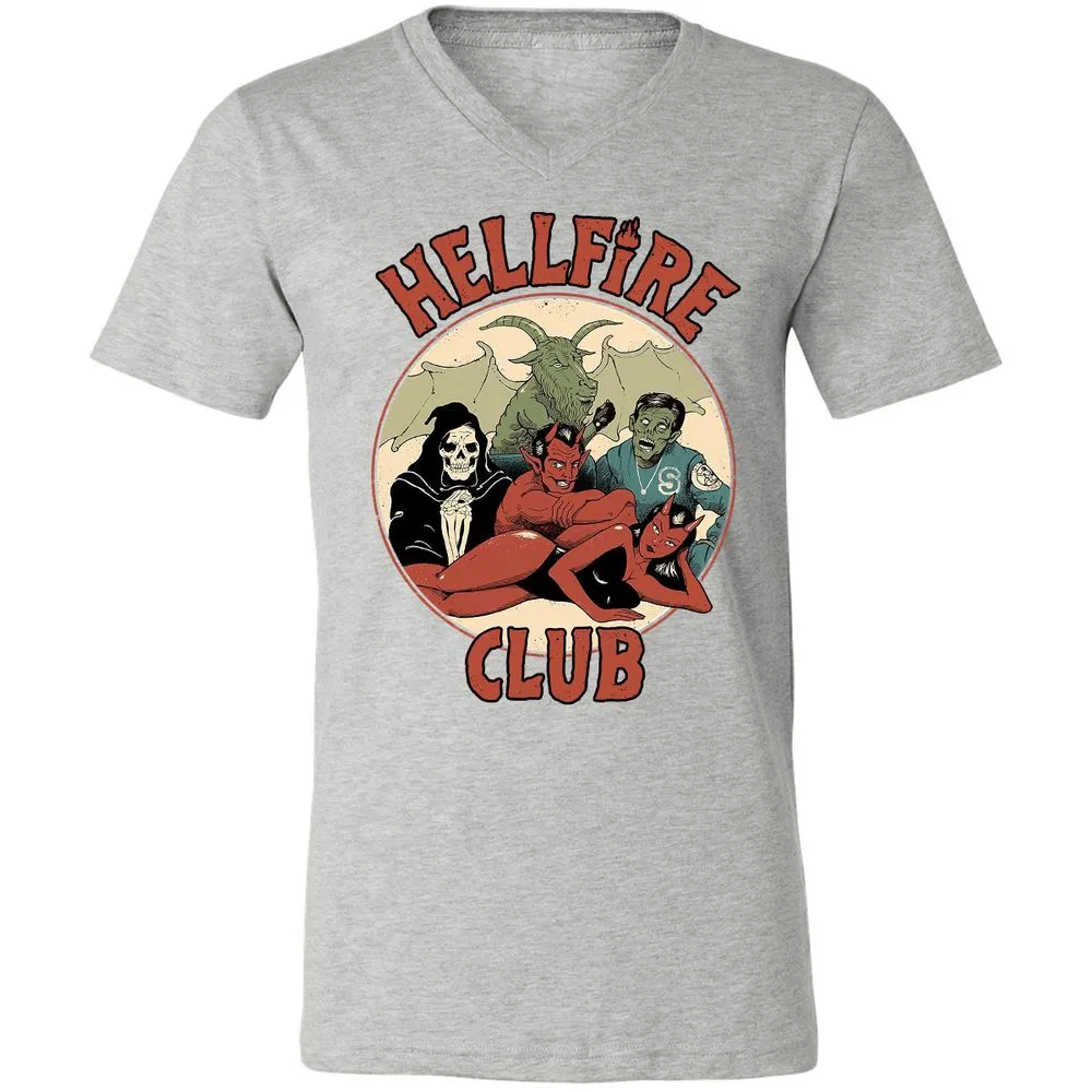Unisex V-Neck T-Shirt - WQ2ADANK - Athletic Heather - 7