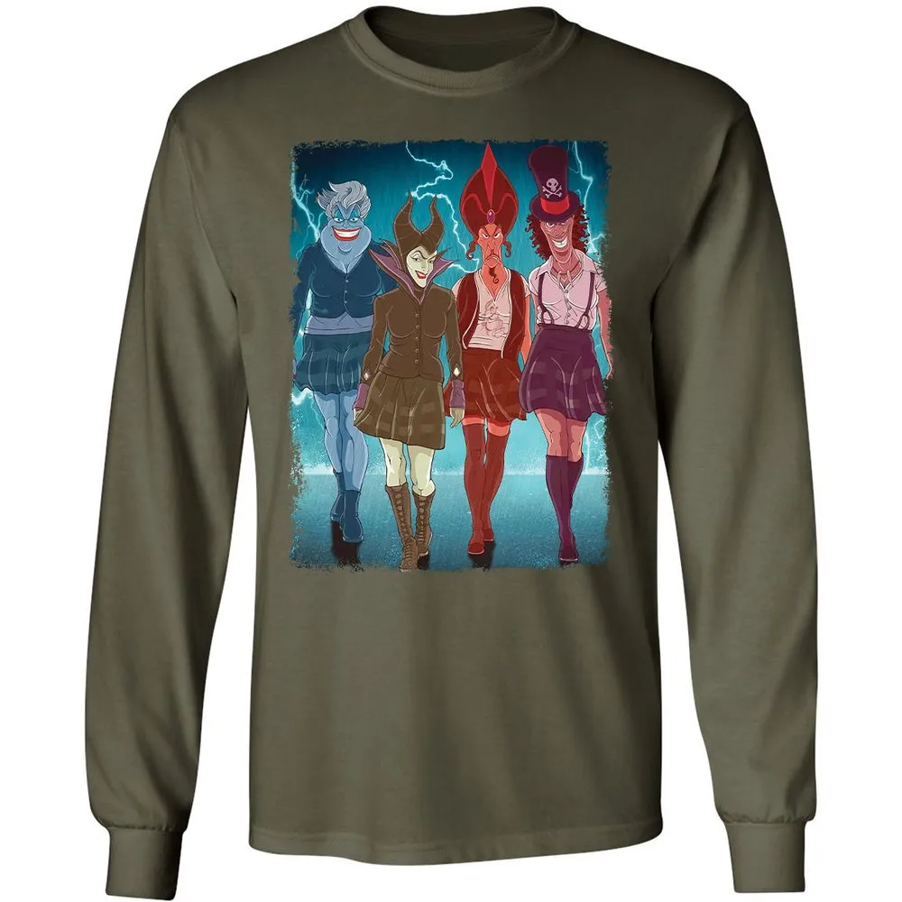 Long Sleeve T-Shirt - 6HVFMCG9 - Military Green - 16