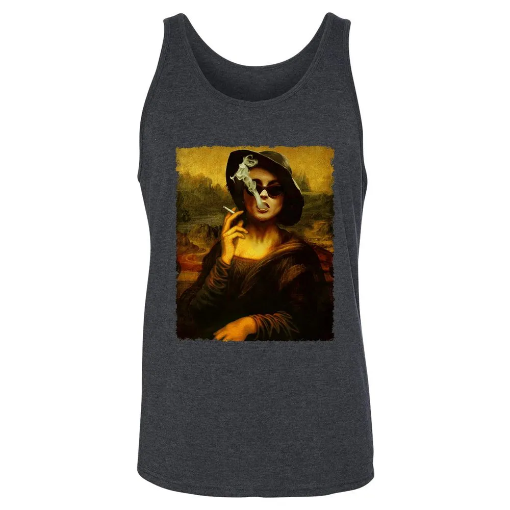 Unisex Jersey Tank - WHRVTNG3 - Dark Grey Heather - 6