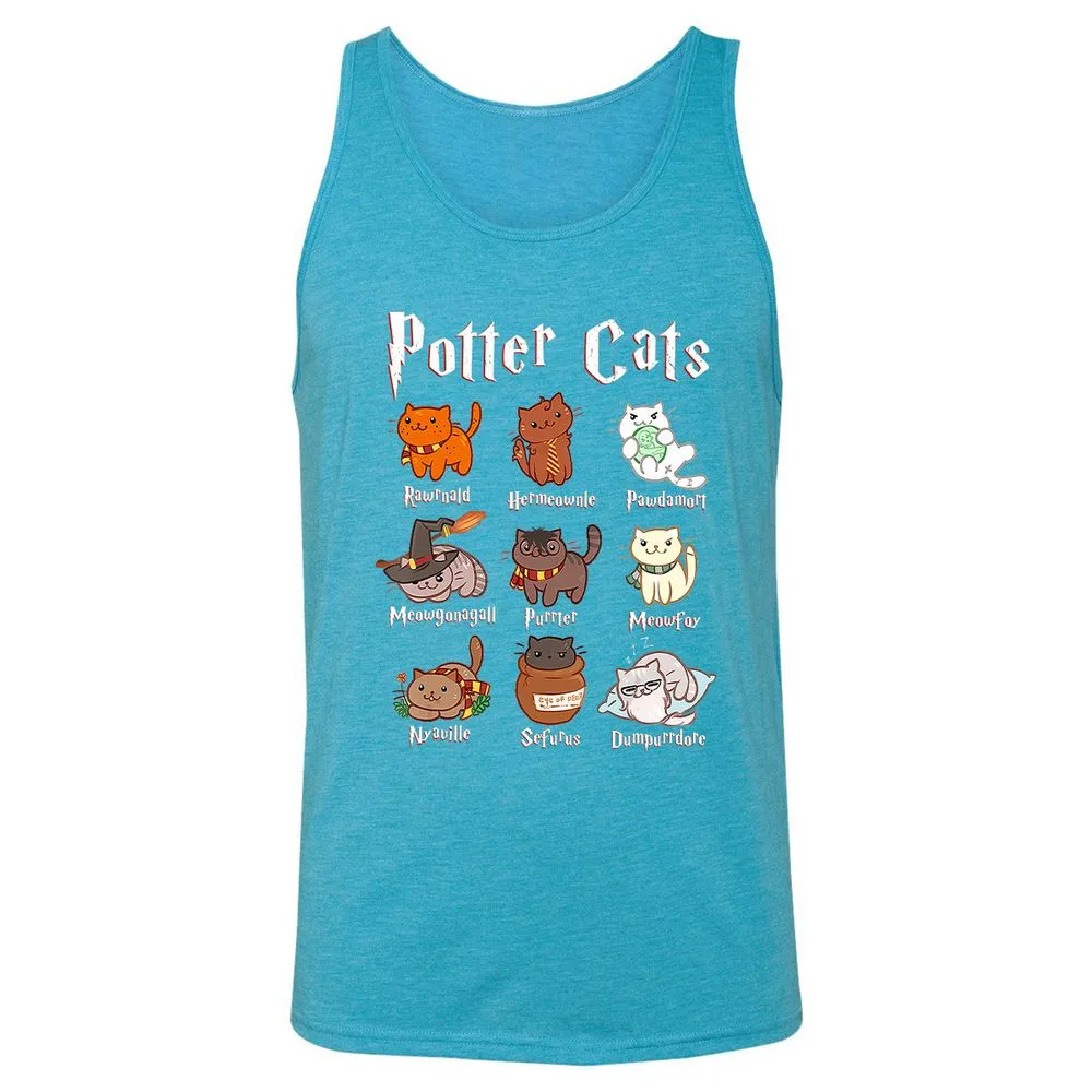 Unisex Jersey Tank - 6T4HSBN2 - Aqua Triblend - 3