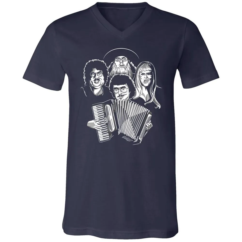 Unisex V-Neck T-Shirt - 38D1T2CC - Navy - 2