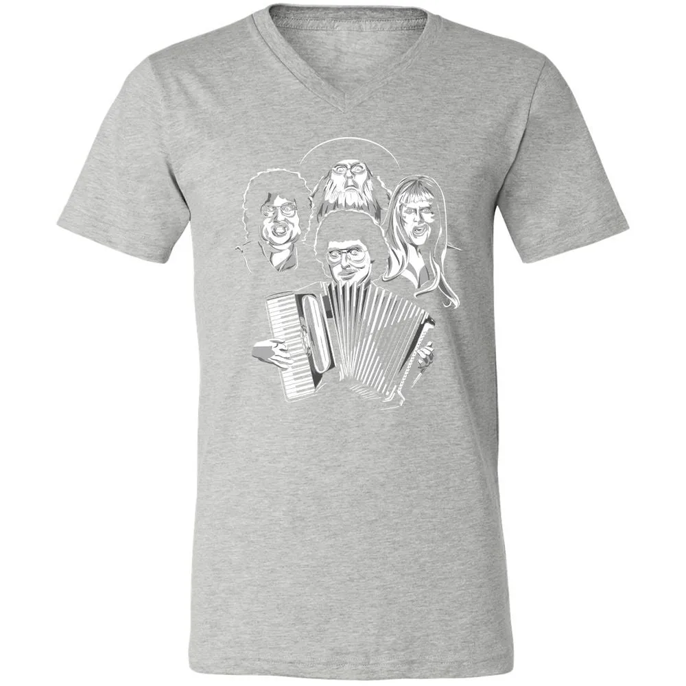 Unisex V-Neck T-Shirt - 38D1T2CC - Athletic Heather - 7