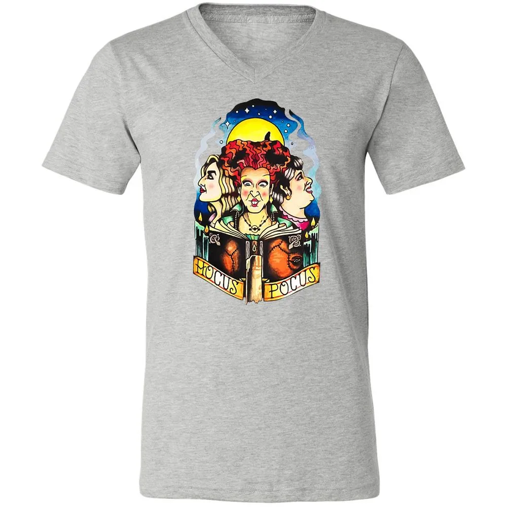 Unisex V-Neck T-Shirt - 5623WGXW - Athletic Heather - 7