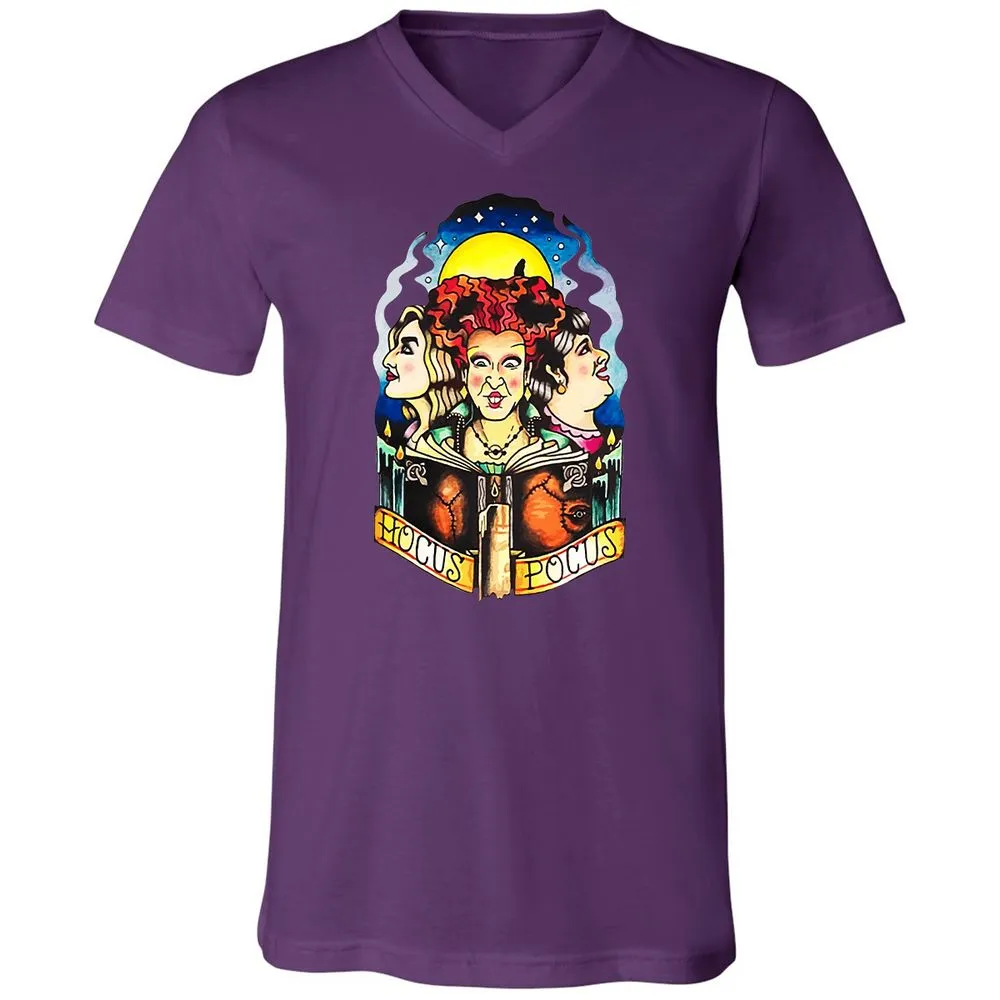 Unisex V-Neck T-Shirt - 5623WGXW - Team Purple - 9