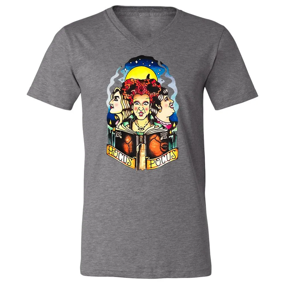 Unisex V-Neck T-Shirt - 5623WGXW - Deep Heather - 13